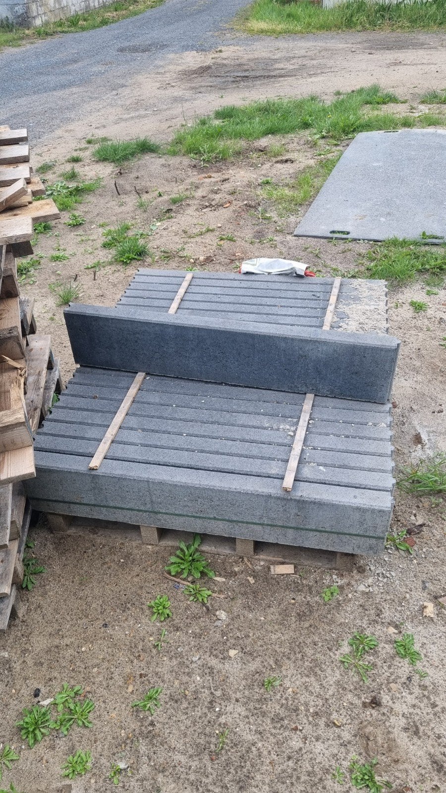 Boordsteenen 6x20x100, Tuin en Terras, Ophalen