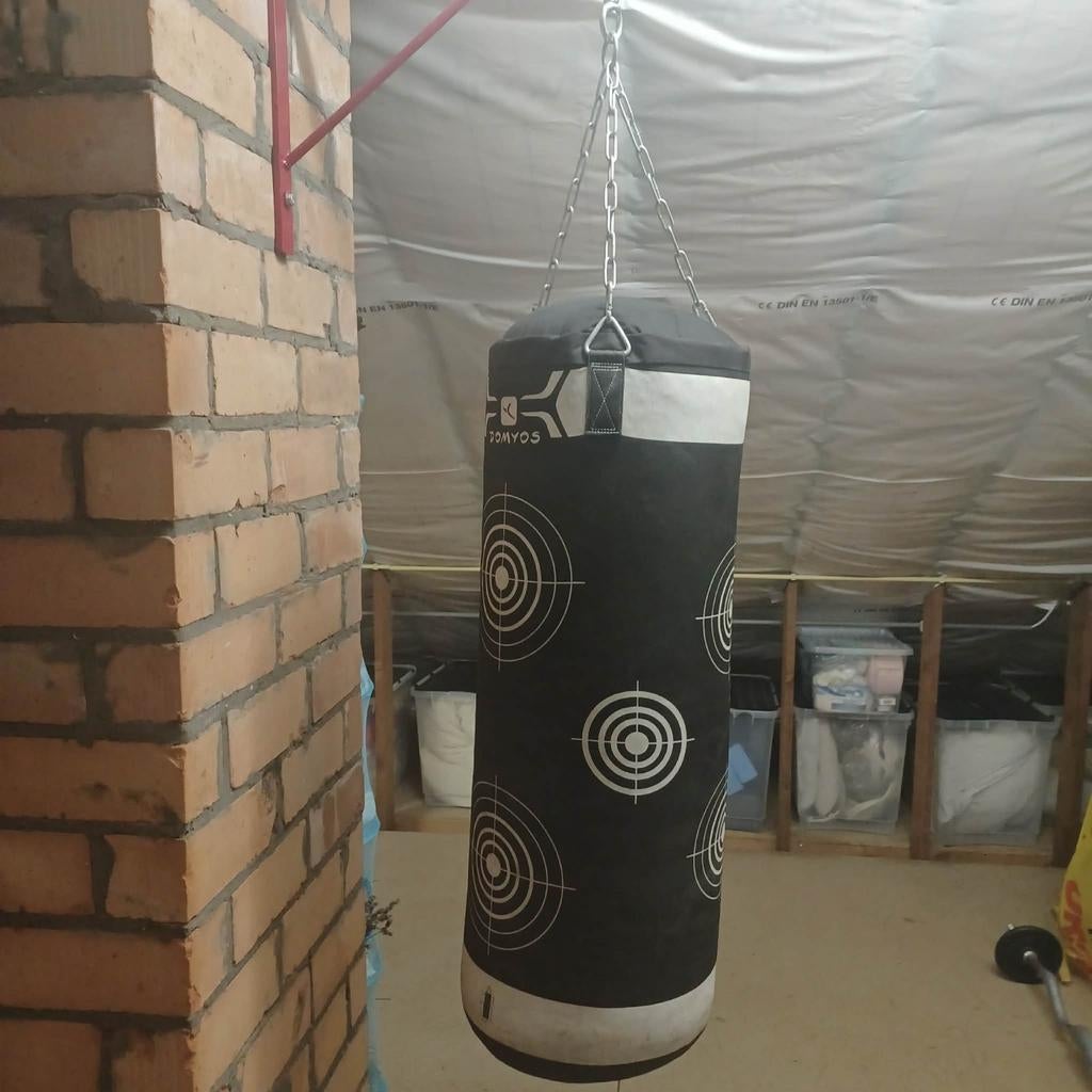 Boxzak zwart /wit volgens foto, Sport en Fitness, Ophalen