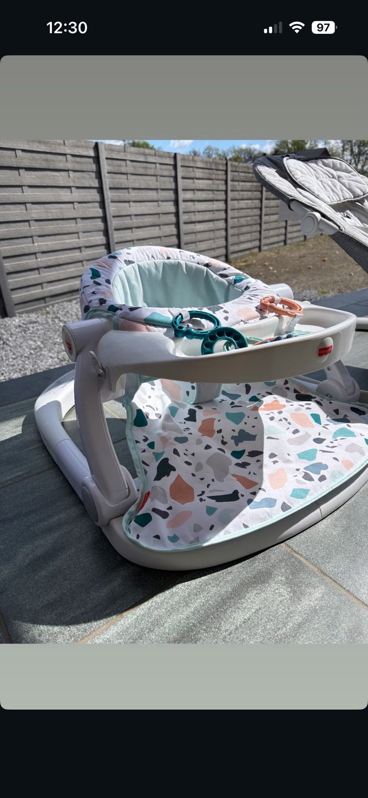 Baby zit stoeltje, Kinderen en Baby's, Kinderstoelen, Ophalen of Verzenden, Zo goed als nieuw, Inklapstoel, Aanschuifbaar