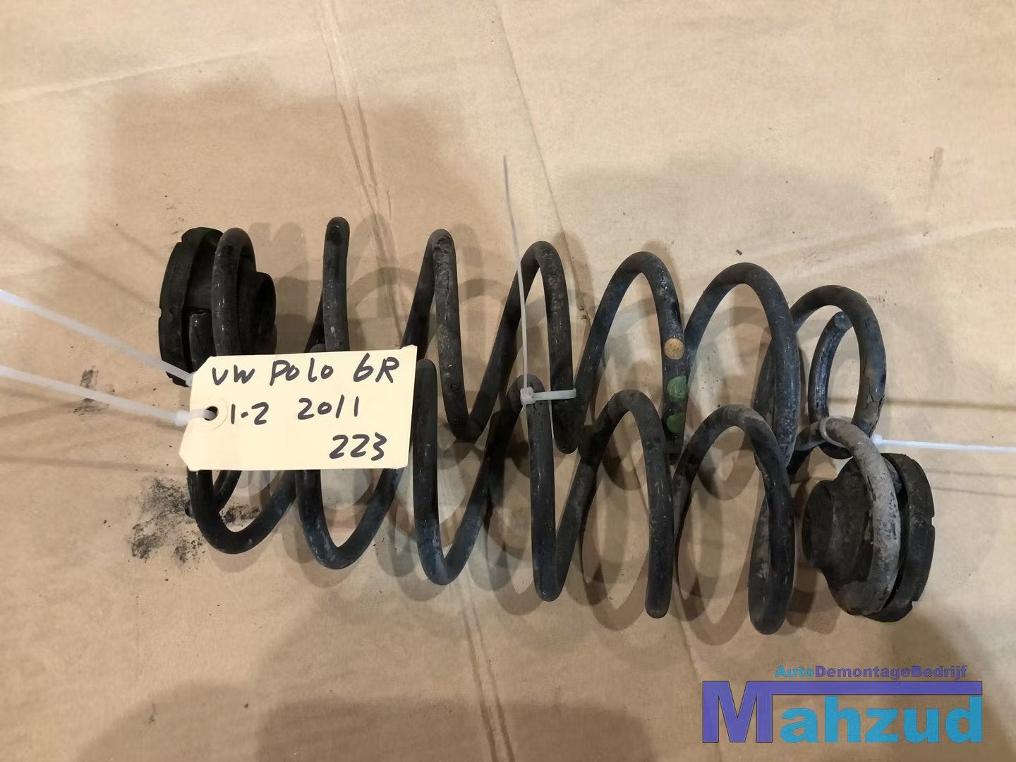VW POLO 6R Achter achteras spiraal veer set torsieveer, Auto-onderdelen, Gebruikt, Volkswagen, Volkswagen AG, Vw@volkswagen.de