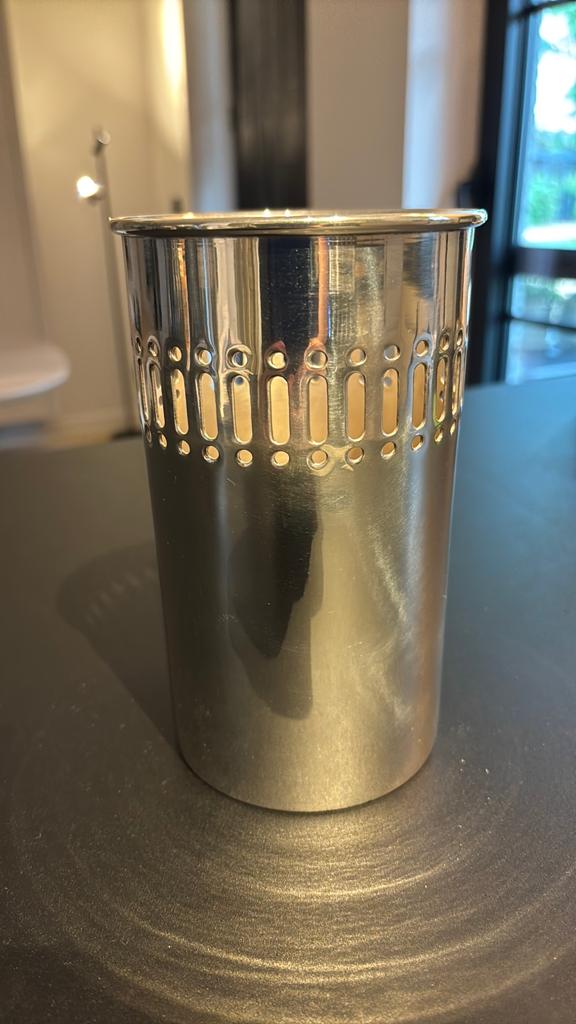 Zilveren  flessen houder, Ophalen, Zilver