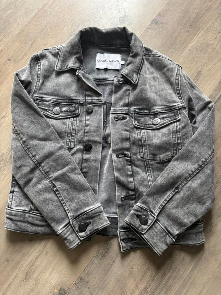 Calvin Klein jas jeans 8 jaar, Ophalen, Zo goed als nieuw, Jongen, Jas