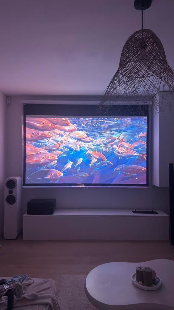 Epson EB-FH06 videoprojector + scherm, Audio, Tv en Foto, Beamers, Ophalen, Zo goed als nieuw