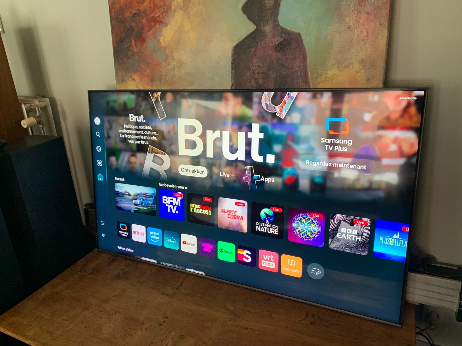 Samsung 65 inch Q-led, Audio, Tv en Foto, Televisies, Gebruikt, QLED, 100 cm of meer, 4k (UHD), Samsung, 120 Hz, Smart TV, Ophalen