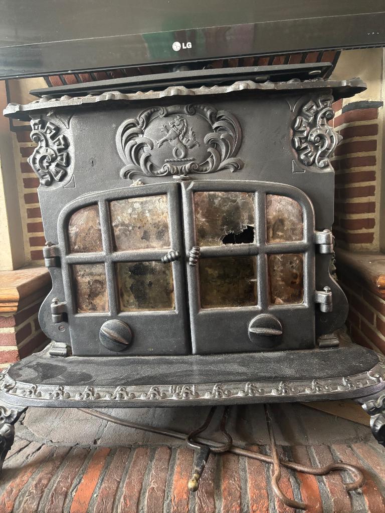 Houtkachel te koop, Huis en Inrichting, Kachels, Ophalen, Houtkachel