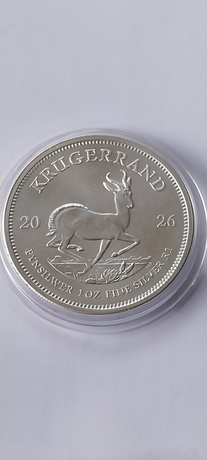 1 oz zilver krugerrand 2026, Ophalen of Verzenden, Zilver