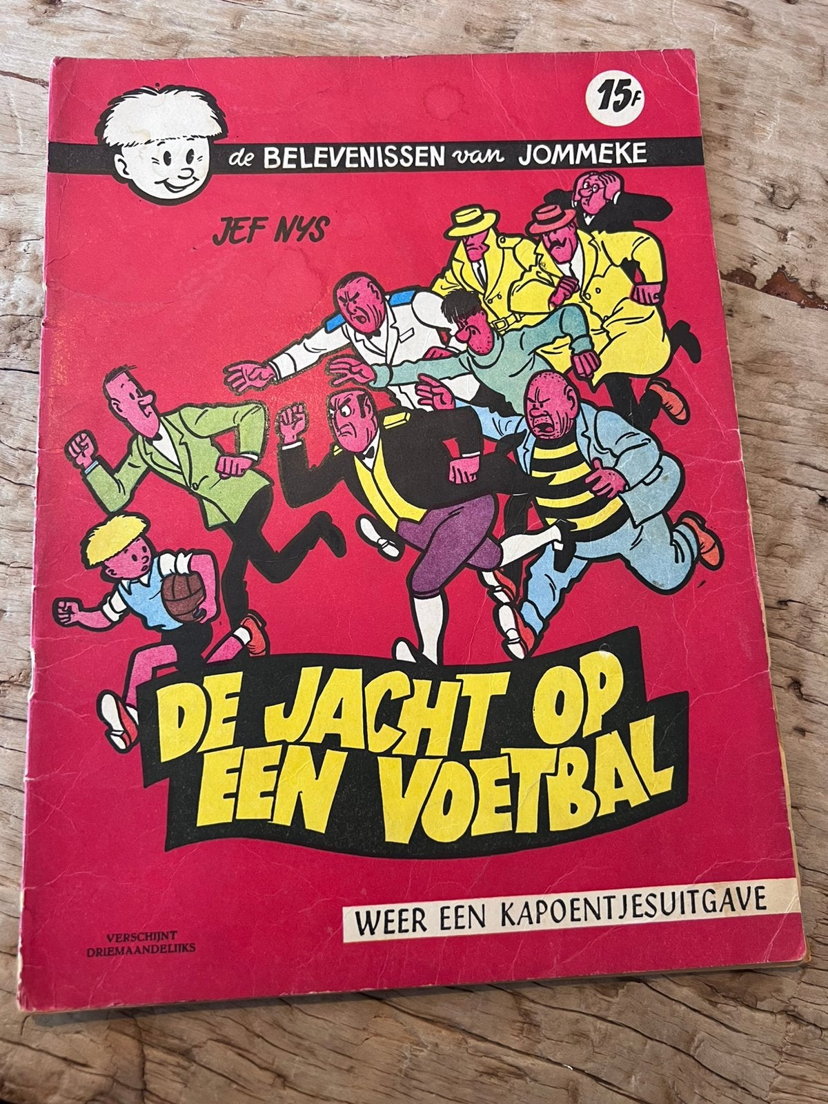 De belevenissen van Jommeke: De jacht op een voetbal, Une BD, Enlèvement ou Envoi, Utilisé