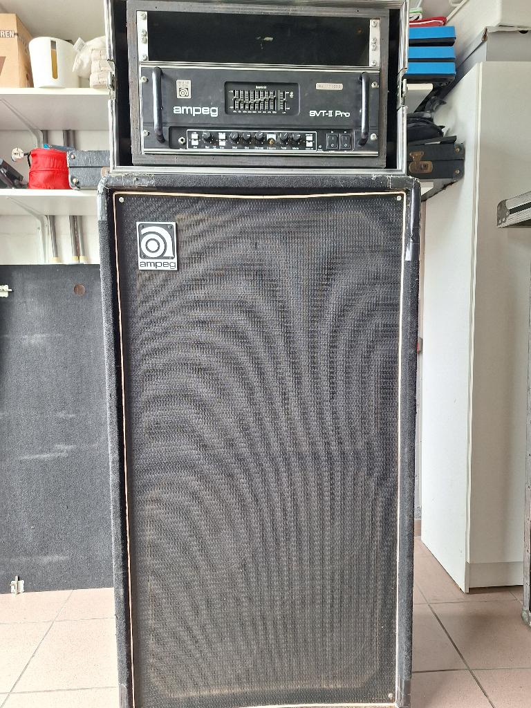 Ampeg SVT-II Pro + cabinet SVT810E, Ophalen, Gebruikt, Basgitaar, 100 watt of meer
