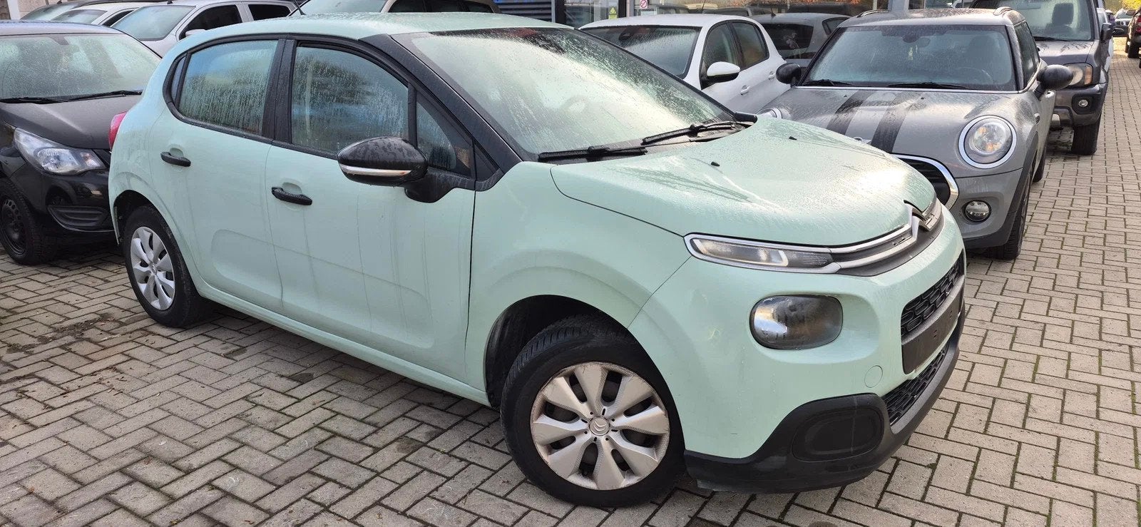 Citroën C3 (bj 2016), Stof, Gebruikt, Zwart, 1198 cc