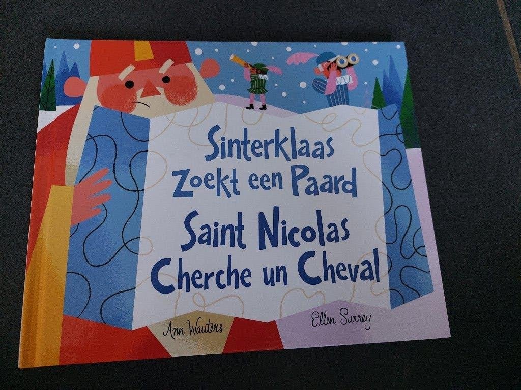Tweetalig boek Sinterklaas zoekt een paard, Enlèvement ou Envoi, Neuf, Fiction général