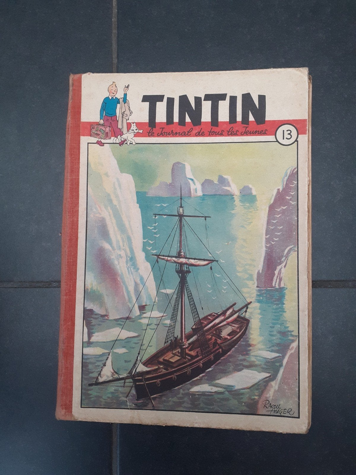 RECUEIL TINTIN DE 1952 N °13, Livres, Enlèvement ou Envoi, Une BD, Utilisé, HERGE
