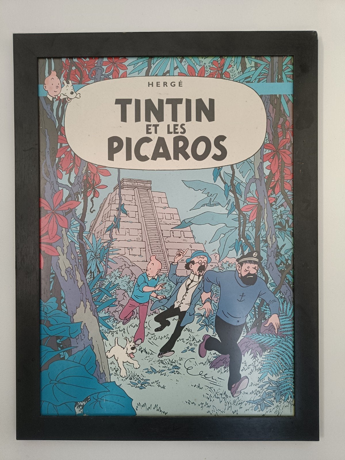 poster Kuifje, Ophalen
