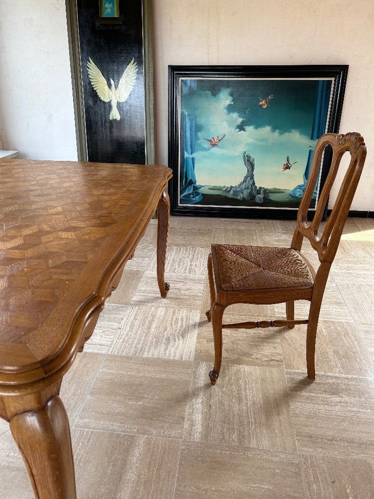 Eetkamer, Ophalen, Gebruikt, Antiek, 6 tot 8 stoelen