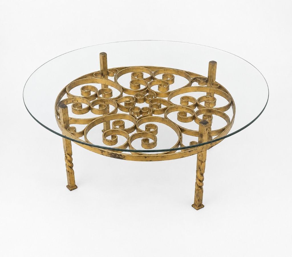Table basse avec plateau en verre, Maison & Meubles, Tables | Tables de salon, Enlèvement