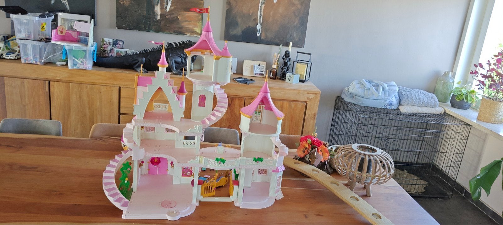 playmobil grote prinsessen kasteel met koets enz, Kinderen en Baby's, Ophalen of Verzenden