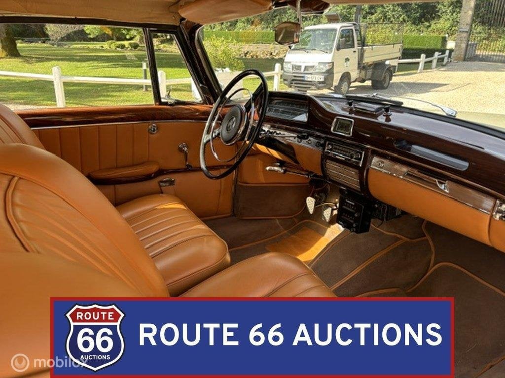 Mercedes-Benz 220 SE Cabriolet Ponton | 1960 | Route 66 Auct, Auto's, Zwart, Mercedes-Benz, Bedrijf, Handgeschakeld