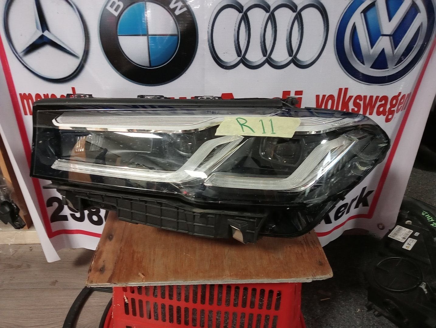 FULL LED Koplamp Links BMW 5 Serie G30 G31 LCI 5A388C7-04, -, Utilisé, -, Enlèvement ou Envoi