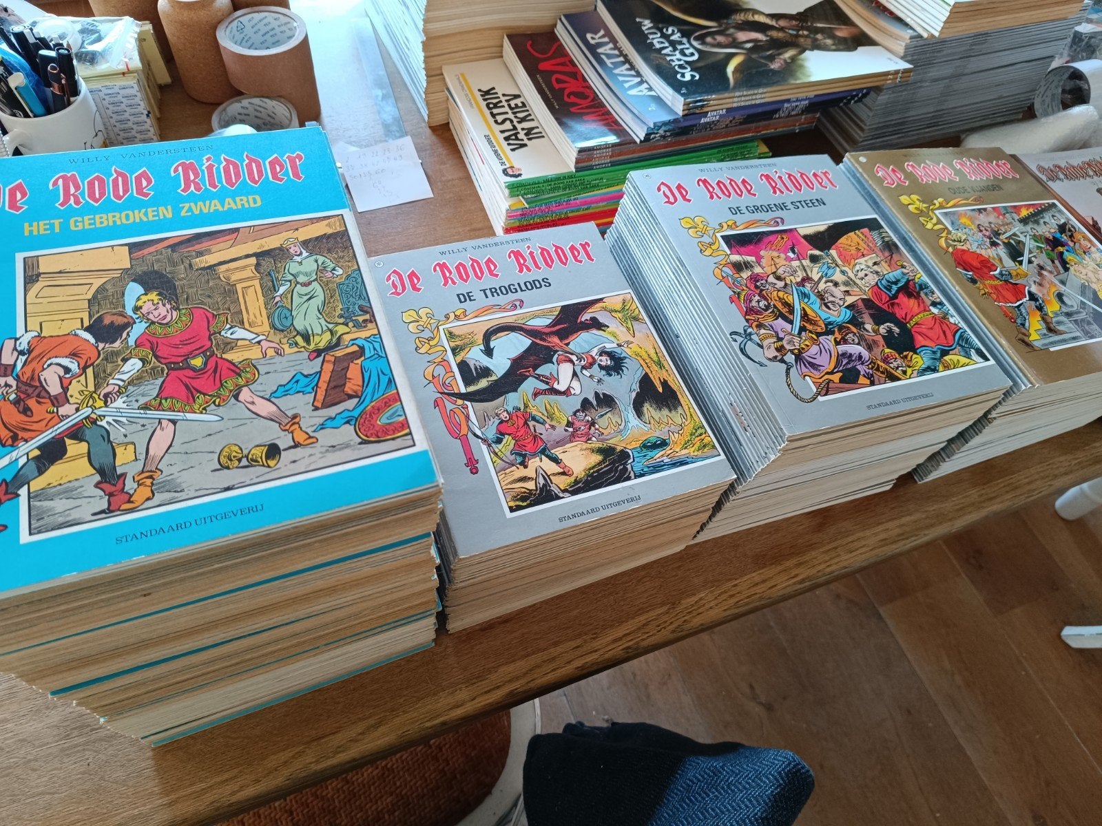 de complete reeks van de rode ridder, Ophalen of Verzenden