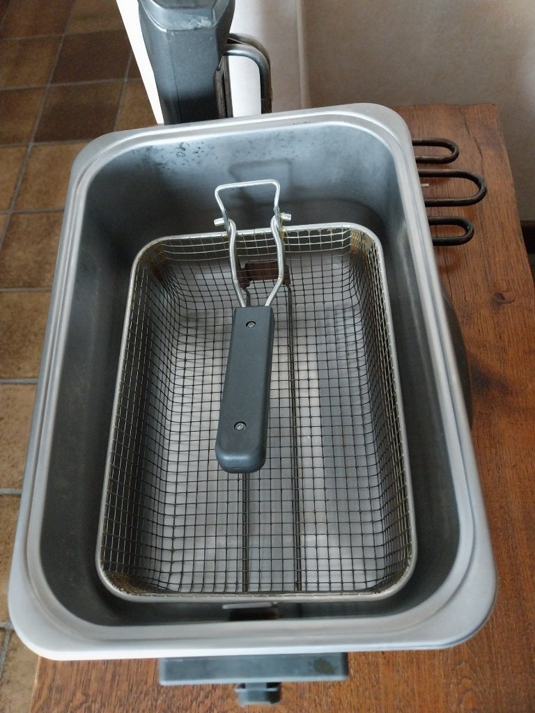 friteuse, 3 tot 4 liter, Ophalen, Gebruikt