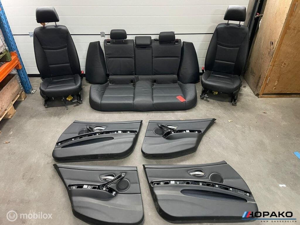 BMW E91 3 serie Interieur zwart leder VERWARMD, Auto-onderdelen, Gebruikt, Einsteinlaan 5 rijswijk, Bmw, Ophalen of Verzenden