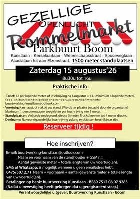 leuke rommelmarkt 1.5km koop plezier, Tickets en Kaartjes