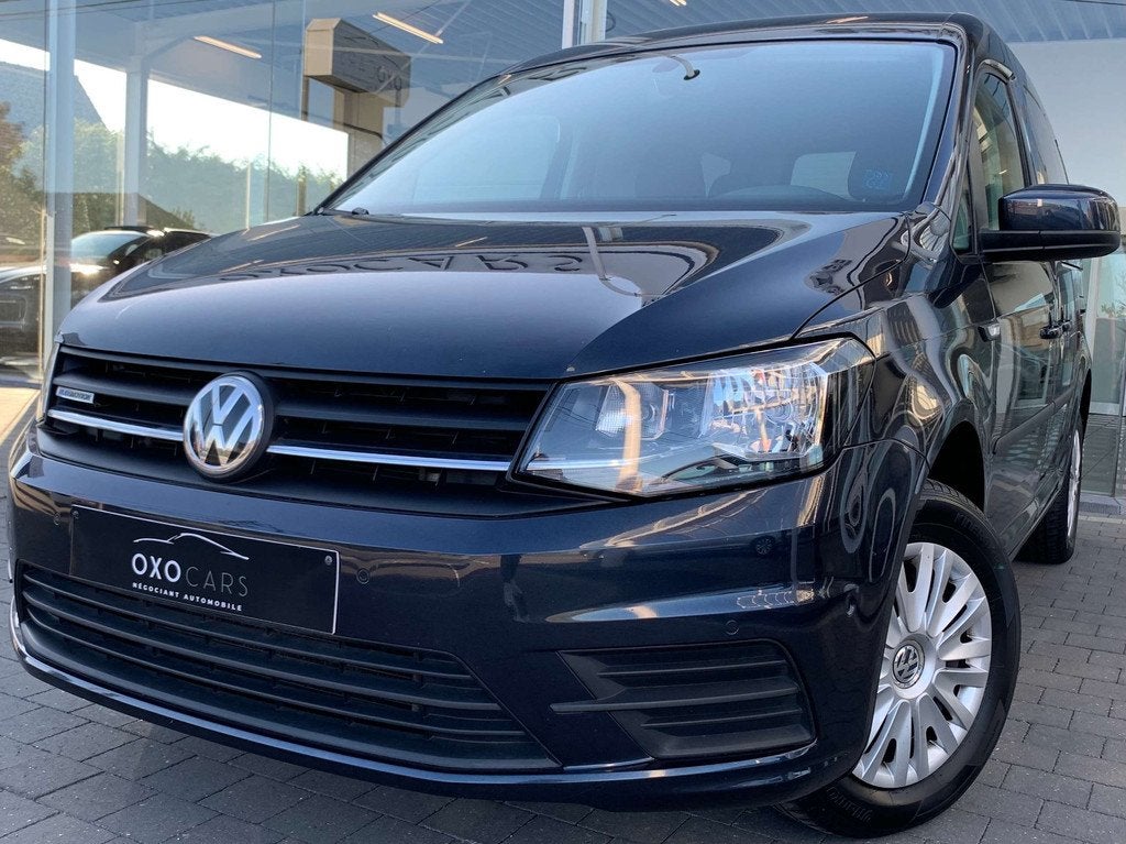 Volkswagen Caddy 1.4 TGI ESSENCE + CNG / GPS / AIRCO / CRUIS, Autos, 1395 cm³, Autres modèles, Euro 6, Entreprise