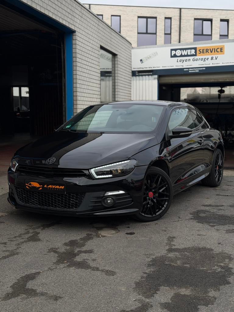 Volkswagen Scirocco 1.4 TSI -DSG, Auto's, 4 cilinders, Zwart, 118 kW, Onderhoudsboekje