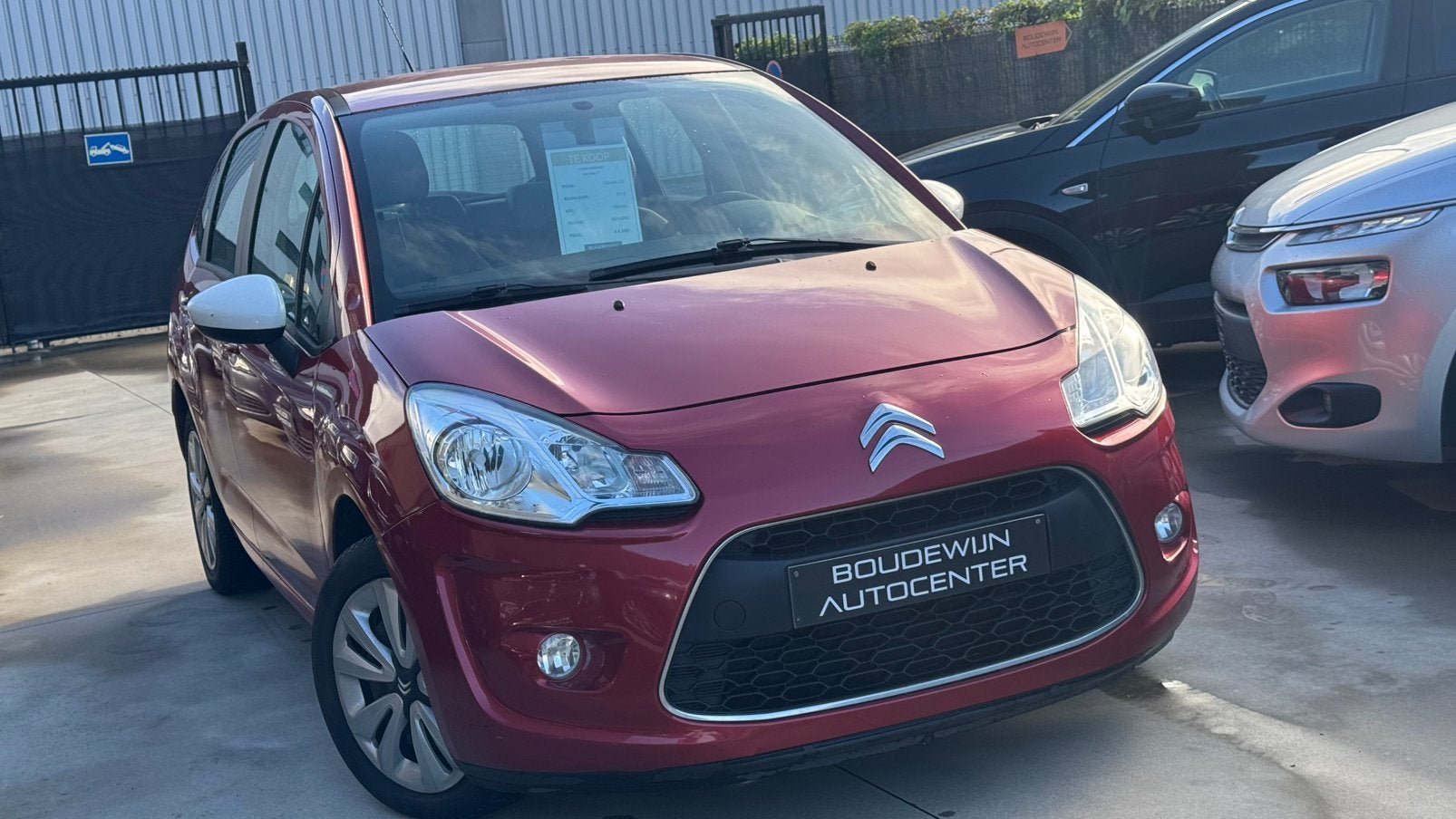 Citroën C3 1.2Benzine 168.xxxkm/Parkeersensor, Gekeurd, Auto's, Voorwielaandrijving, Stof, Zwart, Verwarmde buitenspiegels