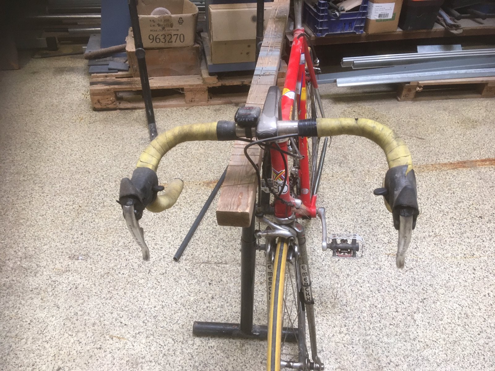 Eddy Merckx kier fiets, Fietsen en Brommers, 55 tot 59 cm, Ophalen, Velgrem, Eddy Merckx