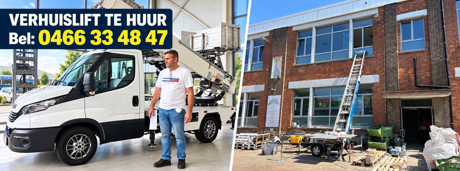 Ladderlift & Treklift , Verhuiswagen Regio Antverpen, Diensten en Vakmensen