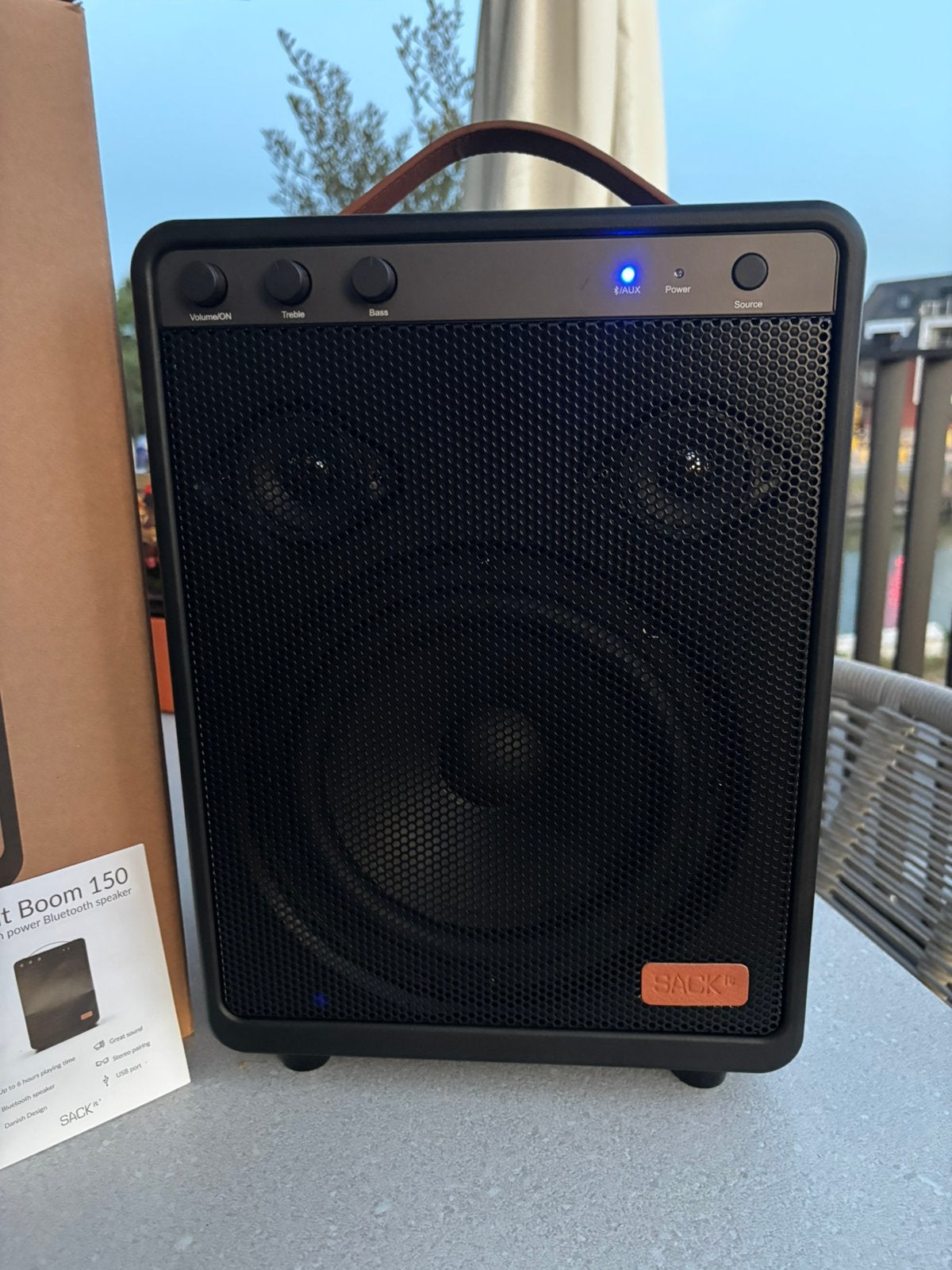 SACKit Boom 150 – Bluetooth speaker – ongebruikt, Muziek en Instrumenten, Ophalen, Nieuw