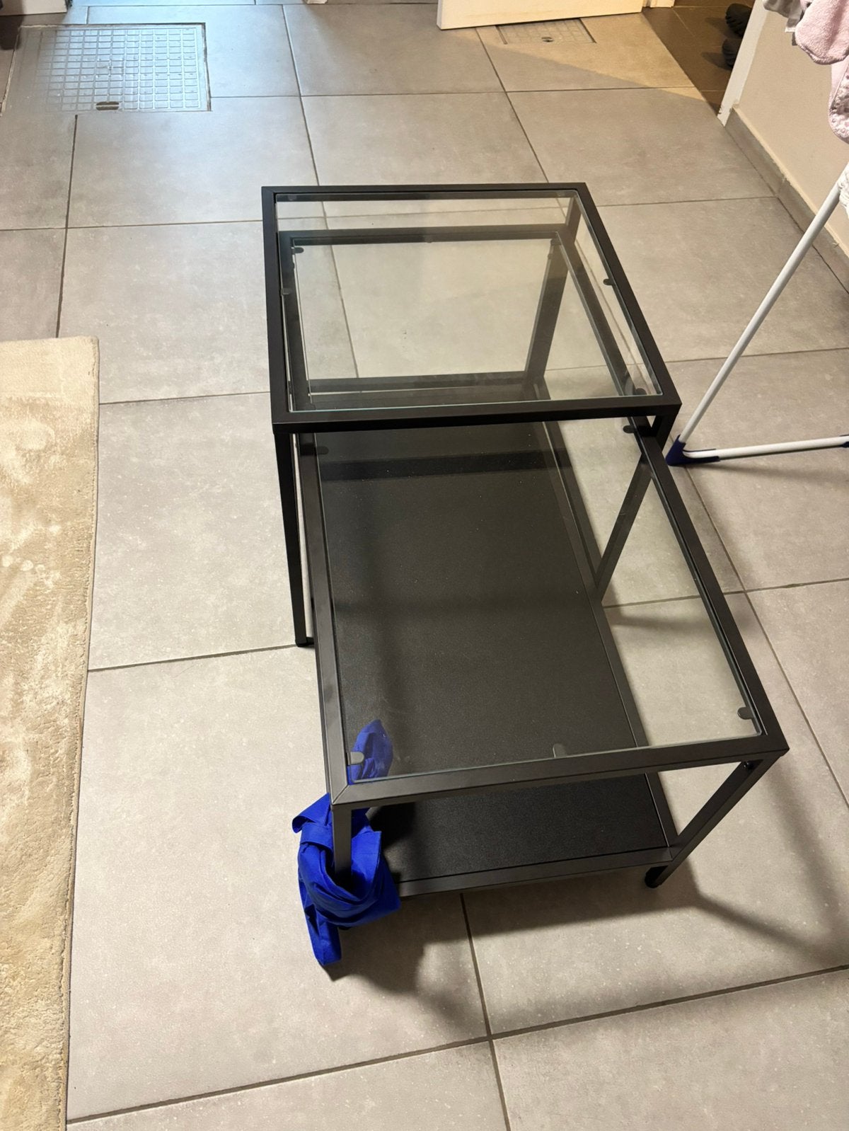 Zwarte salon tafel, Ophalen, Zo goed als nieuw