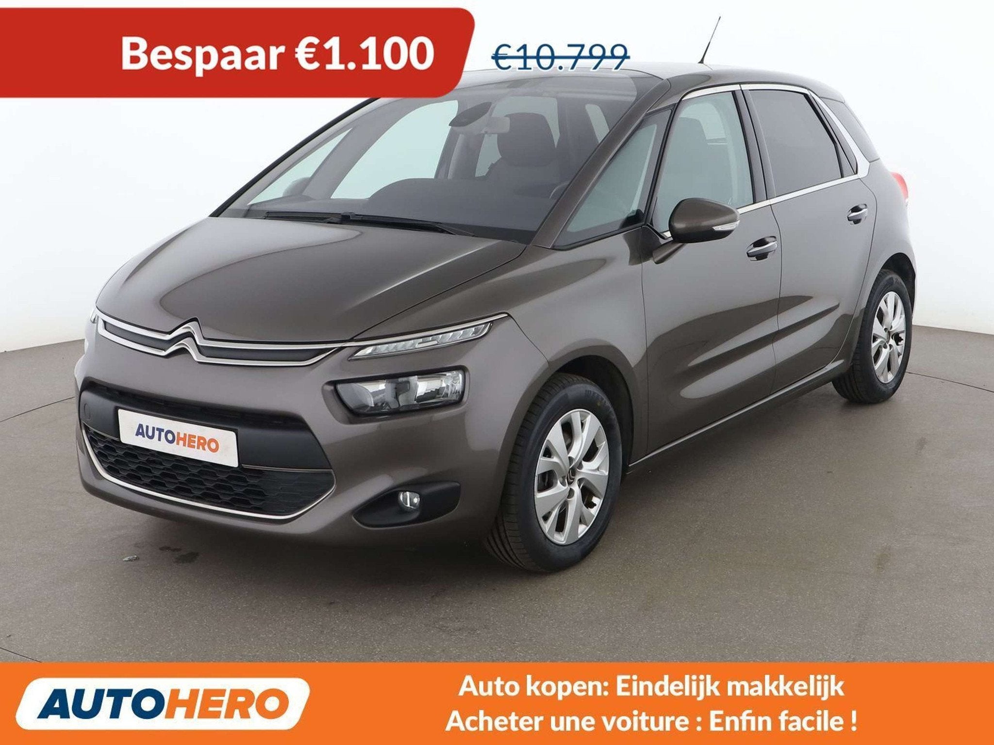 Citroën C4 Picasso 1.6 HDi Intensive, Autos, Citroën, Argent ou Gris, Achat, Electronic Stability Program (ESP), 1290 kg