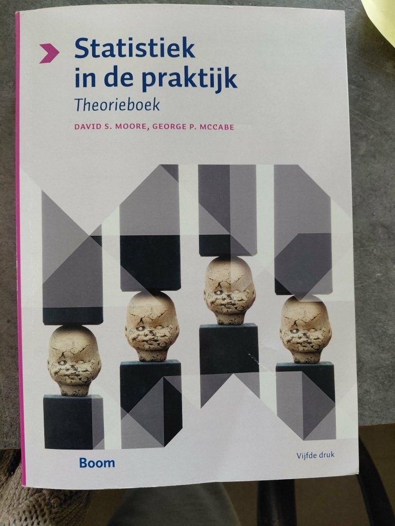 Statistiek in de praktijk. Theorieboek., Ophalen of Verzenden, Zo goed als nieuw, Hoger Onderwijs, David S.Moors