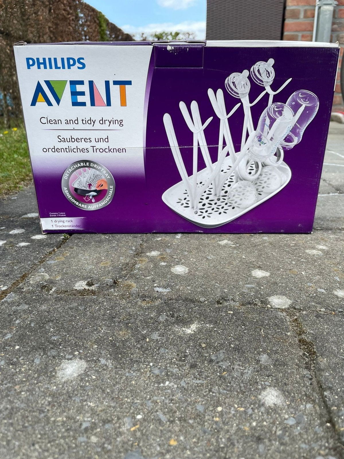 Babyfles droogrek, Ophalen of Verzenden, Zo goed als nieuw, Babyfles