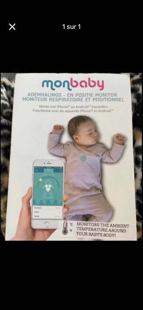 Moniteur respiratoire bébé, Enlèvement, Neuf