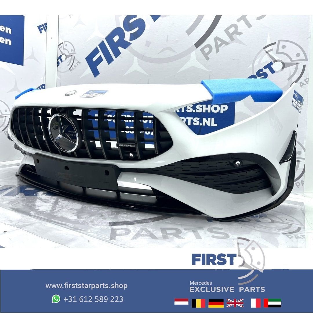 2024 W177 FACELIFT BUMPER A35 AMG AERO VOORBUMPER COMPLEET P, Gebruikt, -, Voor, Ophalen of Verzenden