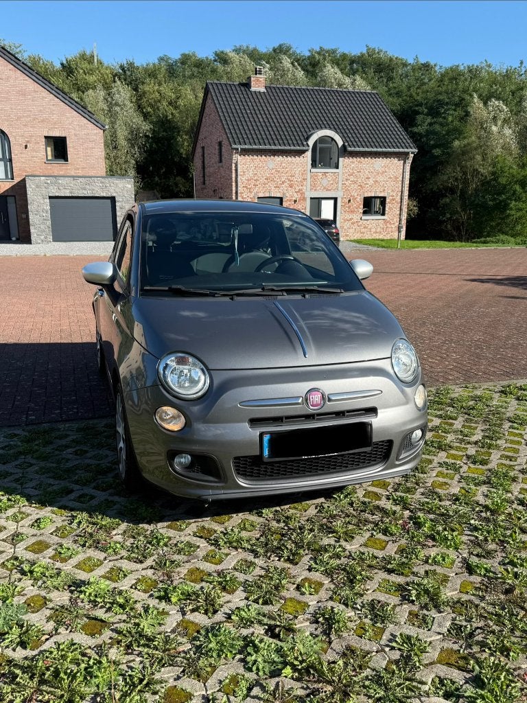 Fiat 500 1,3 essence 2014 124000 km, Autos, 1242 cm³, Argent ou Gris, Achat, Euro 6