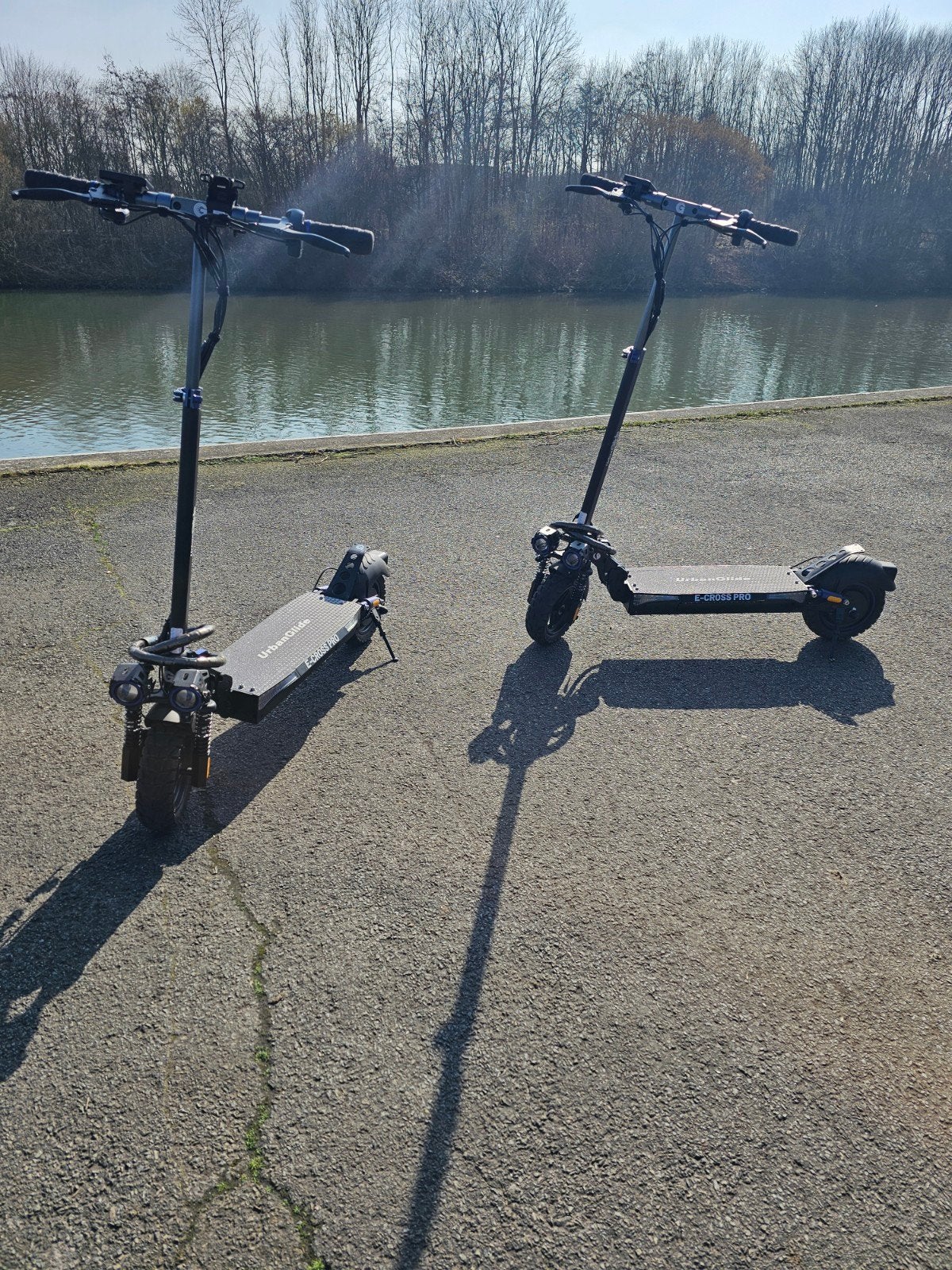 UrbanGlide E-Cross Pro Blauwe elektrische scooter 2st., Ophalen