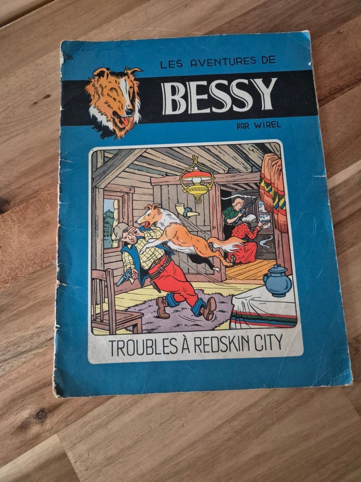 Bessy 1ère édition 1958 française, Livres, Enlèvement ou Envoi, Willy Vandersteen, Une BD, Utilisé