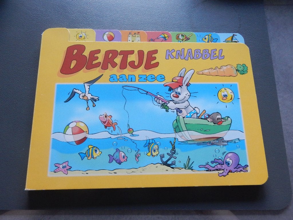 nr.2716 - Bertje knabbel aan zee - kartonboekje, Boeken, Ophalen of Verzenden, Zo goed als nieuw