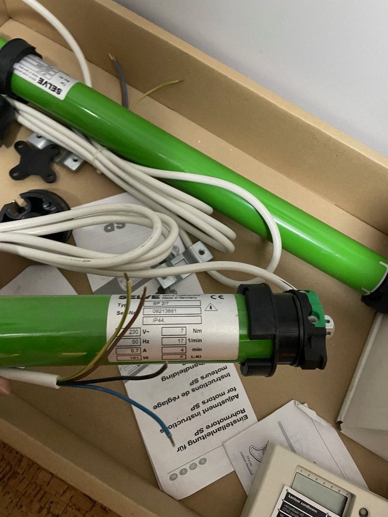 Buismotoren, Ophalen, Nieuw, Elektrische bediening
