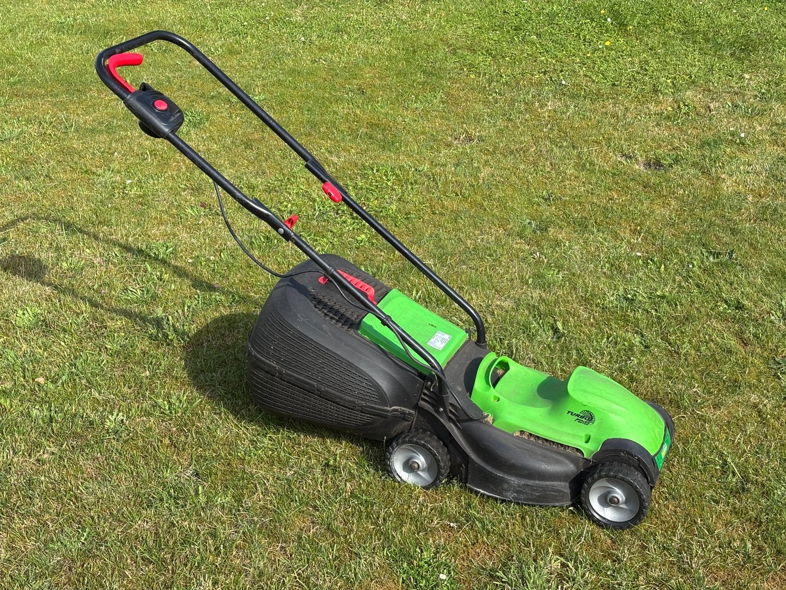 Elektrische grasmaaier Florabest, Ophalen, Cirkelmaaier, Gebruikt, Elektrische grasmaaier