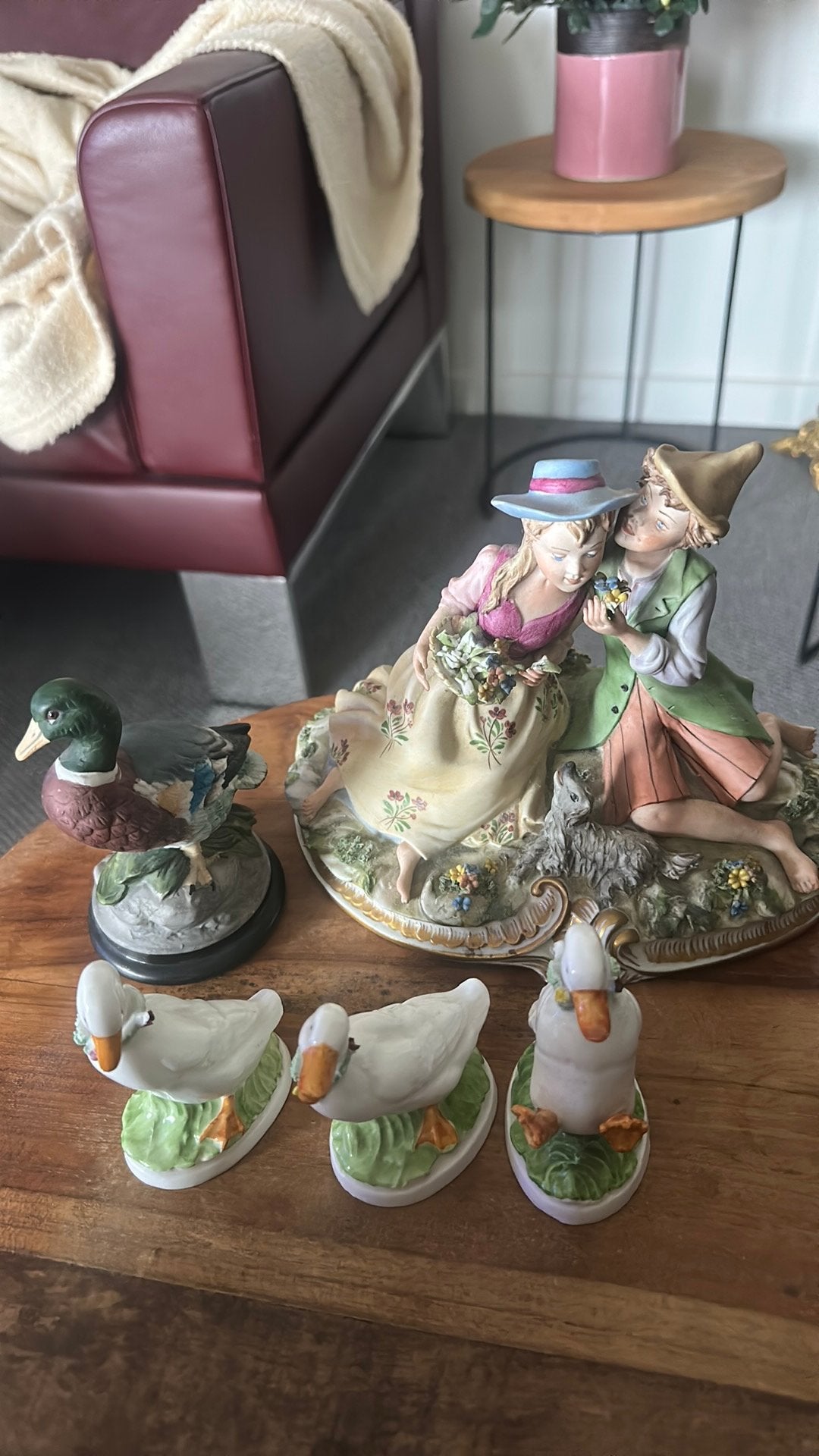 Lot Vintage decorative beeldjes, Ophalen of Verzenden