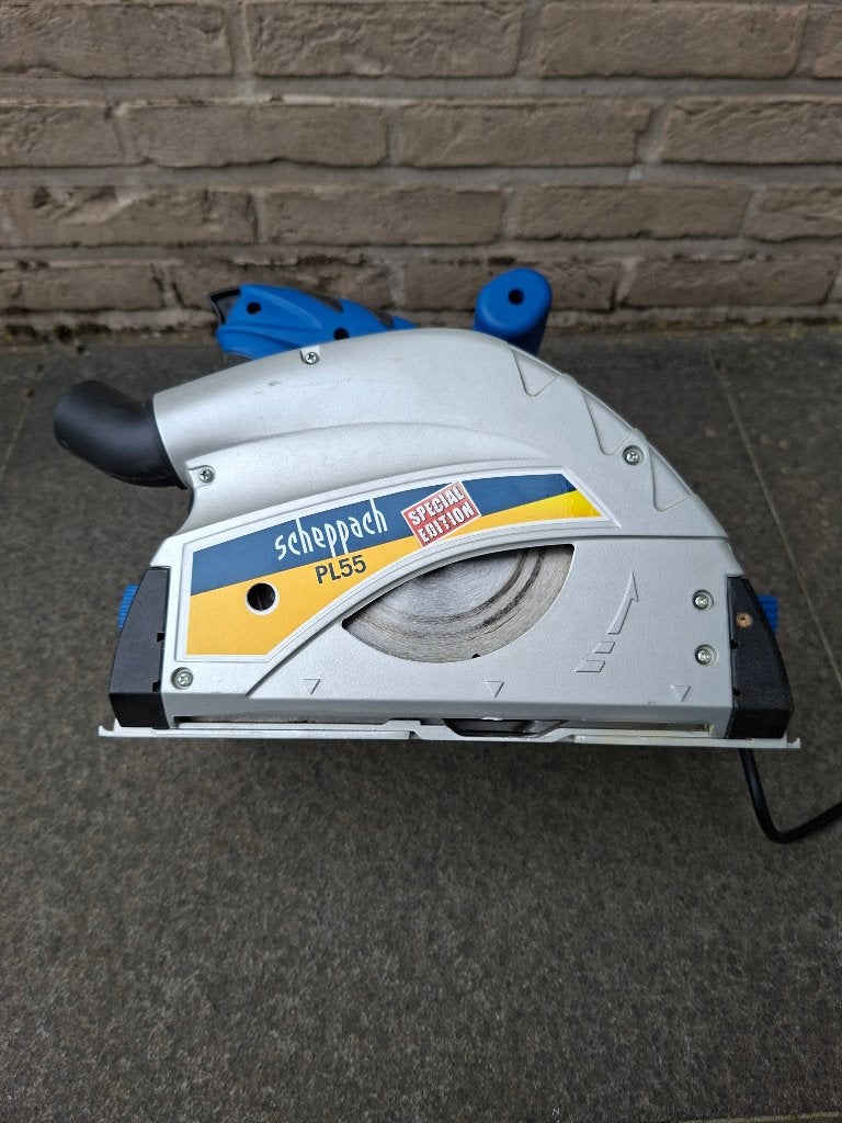 Invalzaag Scheppach PL55 (met geleiderail), Doe-het-zelf en Bouw, Ophalen, Invalzaag, Scheppach, Zo goed als nieuw
