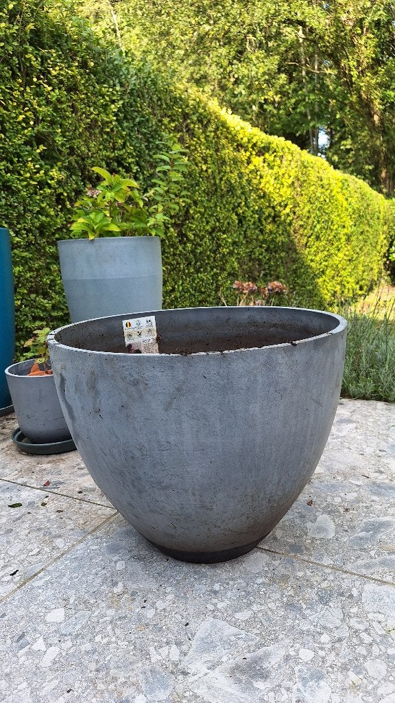 Grote bloempot Ecopots, Tuin en Terras, Bloempotten, Ophalen, Kunststof, Gebruikt, 40 cm of meer