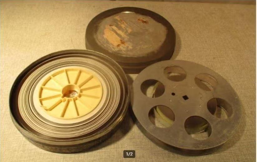 Ancien rouleau de film 16 mm - Amorces - 18 cm, Enlèvement ou Envoi, Film 16 mm