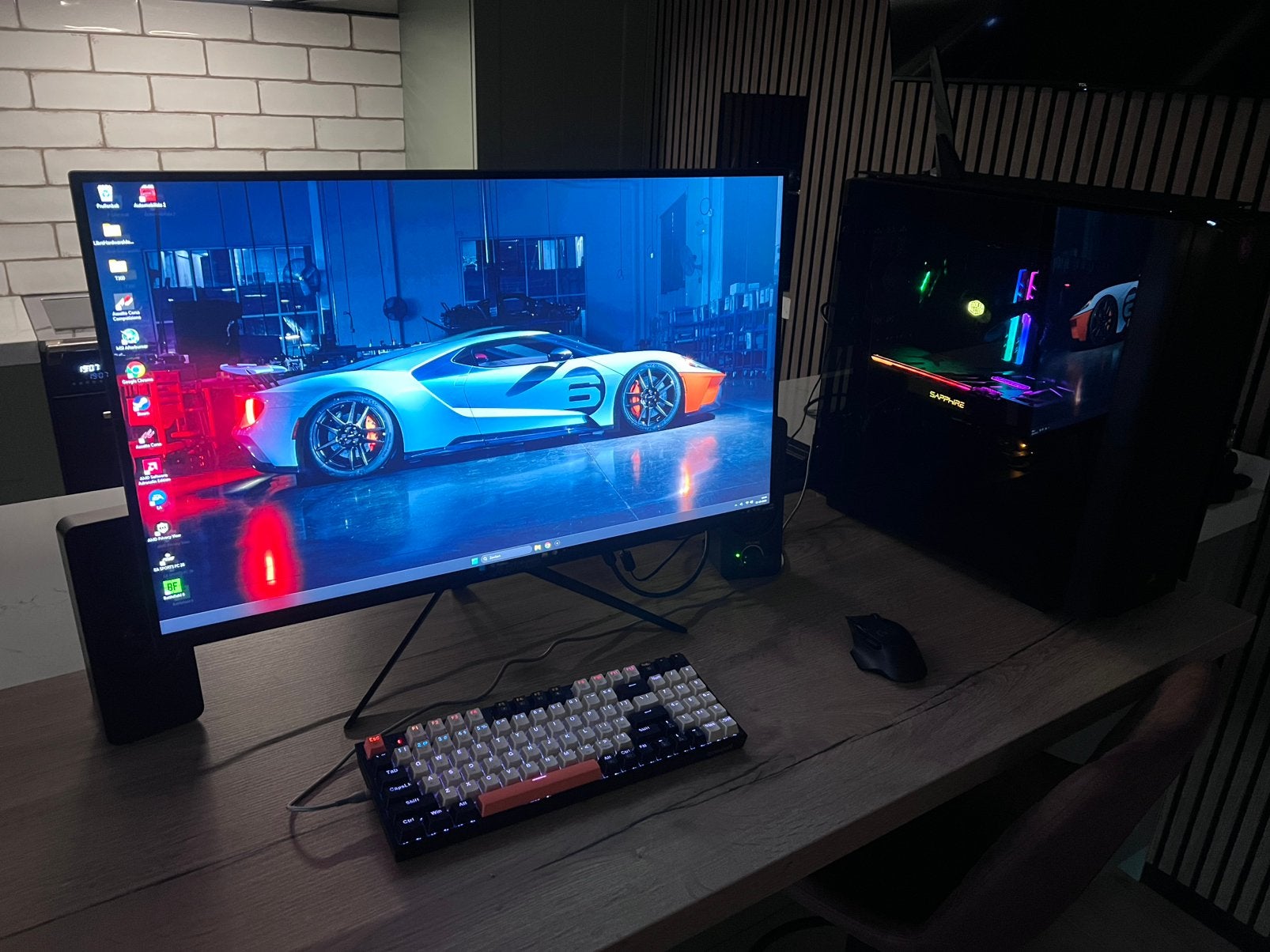 Zelfbouw Gaming PC | 3700X | 5700XT, Comme neuf, Enlèvement, Gaming, SSD