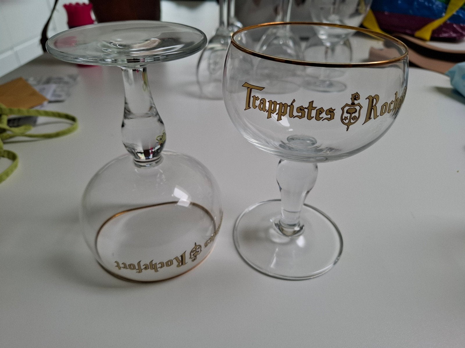 Glazen Trappist Rochefort, Ophalen of Verzenden