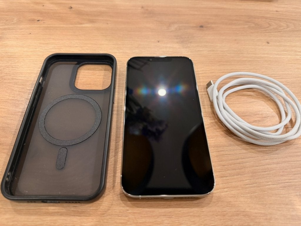 Iphone 13 pro 256GB  (perfecte staat, Telecommunicatie, Mobiele telefoons | Apple iPhone, Gebruikt, Wit, IPhone 13, 76 %